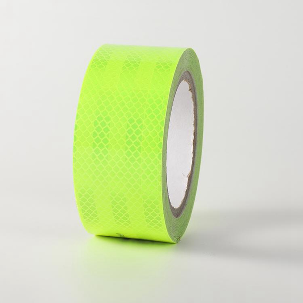 Golden Yellow Micro Prismatic Pet Pc Pmma High Visibility Relfective Tape From China