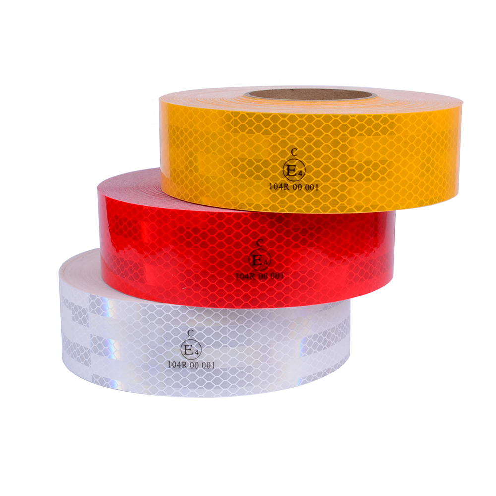 Golden Yellow Micro-Prismatic PET/PC/PMMA High Visibility Relfective ...